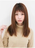 ナチュラルかわいいストレートスタイル♪【ＡＮＤ天王寺店】