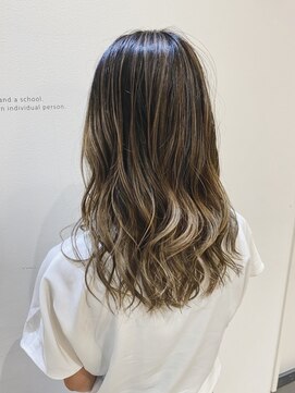 チェレ ロッソ 金剛店(Chere rosso) デザインカラー×エアタッチ×ミルキーベージュ