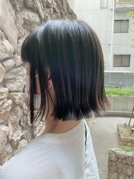 フレア 心 武庫之荘(flare) 切りっぱなしボブ