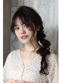 黒髪#ボブルフ#ネビージュ#小顔#ワンレン#髪質改善縮毛矯正#夏