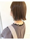 切りっぱなしボブ★あご下ライン