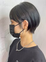 アイティーバイアルバム 下北沢店(IT by ALBUM)&nbsp;丸みショート_ネビージュテラコッタくすみブルー_ba363972