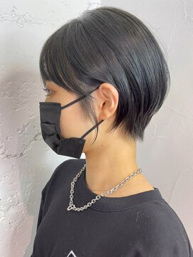 アイティーバイアルバム 下北沢店(IT by ALBUM) 丸みショート_ネビージュテラコッタくすみブルー_ba363972