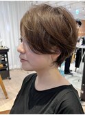 【渡辺】ショートグラデーションカラーペールベージュ