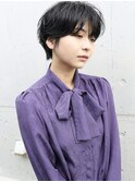 天神【BIRTH】大人可愛いショート×黒髪パーマ