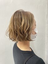 ヘアサロン グローリー(glory)&nbsp;ペールベージュなBOB