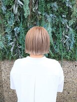 ノーブルヘアー(NOBLE HAIR)&nbsp;ミニボブ×ハイトーンベージュ