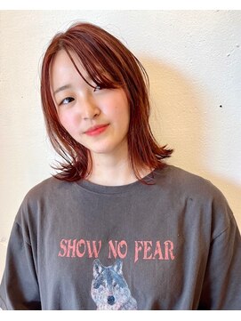 ヘアー ラボ(hair labo) 【hair labo.】オレンジブラウンカラー