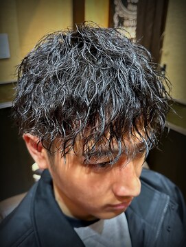 ヒロギンザバーバーショップ 大宮店(HIRO GINZA BARBER SHOP) ツイストスパイラルパーマ　大宮