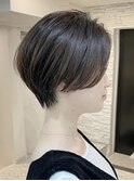 ショートボブ/簡単スタイリング/丸みショート/可愛い/20代30代