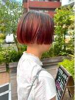 ナックアベノ(knack abeno)&nbsp;切りっぱなし×グラデーションカラー◎20代30代40代50代