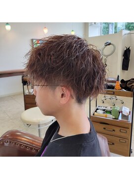 ピスヘアー(PITH HAIR) 緩めツイストスパイラル×明るめアッシュ