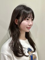 アンカーバイナチュラル(anchor by natural)&nbsp;韓国風/レイヤー/小顔/前髪カット/髪質改善/グレージュ/透明感