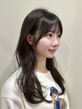 アンカーバイナチュラル(anchor by natural) 韓国風/レイヤー/小顔/前髪カット/髪質改善/グレージュ/透明感