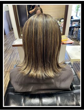 リレーションヘアーデザイン(Relation hair design) 外ハネ