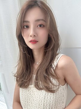 バイオレット 栄店(Violet) 小顔レイヤーカットロングレイヤー外ハネレイヤーブリーチなし