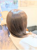 強めのクセもしっかり伸ばします!!当店自慢の縮毛矯正!!