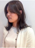 レイヤーカット/韓国風/オリーブベージュ/トリートメント