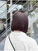 韓国系暖色カラー☆カシスレッドブラウン/ラベンダーピンク