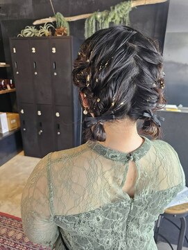 リンダイーロ(Linda Hiro) 【札幌円山】ツインお団子/ヘアセット/結婚式