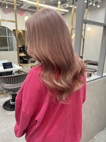 ロンドルピナス 小倉(Lond Lupinus) ミディアムヘア暗めカラー/デザインカラー/フェイスフレーミング