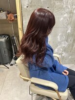 エス 大阪梅田店(es)&nbsp;ブリーチなしチェリーレッド