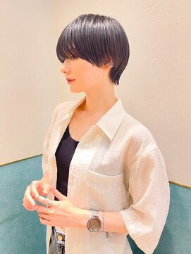 ロンド レグリーズ 立川(Lond leglise) ショート/オリーブグレー/グランマッシュ/小顔/前髪/顔周り/立川