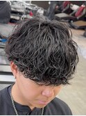 熊本メンズサロン波巻きスパイラル波巻きパーマシャドウパーマ