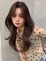 ロンドワン 三宮元町(Lond one) 韓国風レイヤー/くびれ巻き/センターパート