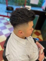 キングスマントーキョー 多摩センター2nd(KINGSMAN TOKYO)&nbsp;パーマ×フェードスタイル