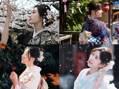 KIMONO RENTAL MOMO(京都本店)着物レンタル/着付け/浴衣/訪問着/振袖の写真