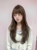 ボタン コロン 表参道 原宿(VOTAN COLON) オリーブブラウン/レイヤーカット/透明感カラー/韓国ヘア