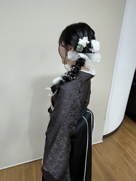 ミリオン美容室 編みおろしスタイル