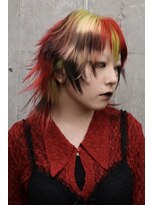 オーン 渋谷(OOn)&nbsp;レッド×ブラウンのコントラストデザイン