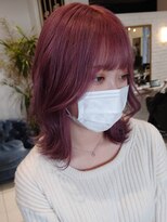 ロンドネートゥル 新潟(Lond naitre) ブリーチ1回!ピンクブラウン!