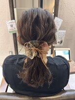 ラブヘアーグリーン(LOVEHAIRGREeN)&nbsp;キラふわポニーアレンジ