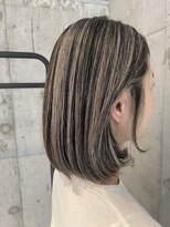 プラスシー(+C) 地毛を活かす地毛にハイライト!福岡ハイライト/白髪ぼかし