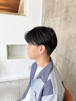ショートヘア ハーフアンドハーフ(HALF AND HALF) メンズカット
