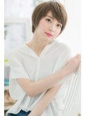 ナチュラルグラデーション☆小顔マッシュショートa1