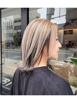 ヘアサロン ビータ(Hair salon BITA) ◎ボブ×アンブレラかラー×コントラストカラー
