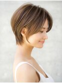 前髪なし大人ショート20代30代40代【AIN.表参道】川原大地