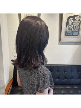 アルマヘアー(Alma hair by murasaki) ◎セミロングのダークラベンダーカラー◎