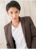 ≪mod's men≫ナチュラルアッシュなツーブロッおしゃれショートg