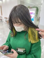 カッツ 駅家店(CUT S)&nbsp;グレー×インナーイエロー