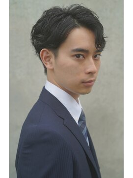 レジュアル(RESSUAL) かき上げヘア ニュアンスマッシュ サイドパート ビジネス