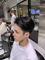 フランクスバーバーザスタンド(Frank’s barber the stand)&nbsp;メンズビジネスツーブロック七三ショートフェードF