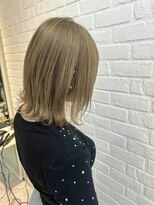 デイジー インデックスヘア 大島店(DAISY index hair) カット&ダブルカラーラテベージュ¥17400