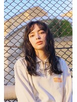 スリーマーク(THREE mark)&nbsp;セミロング ラフ ウェーブ シースルー 笹田寛明 20代30代40代