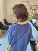 コテ巻き風デジタルパーマミディアムパーマボブパーマ