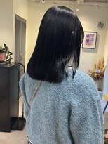 ロカ(roka)&nbsp;地毛風カラー / グレーブラック